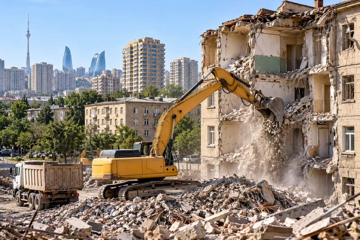 Bakıda böyük söküntü başlayır: Sakinlərə nə qədər kompensasiya veriləcək?